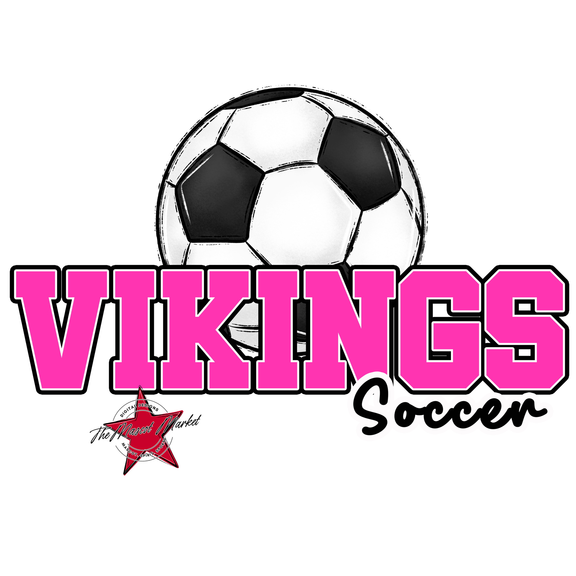 Vikings Varsity Soccer-Pink