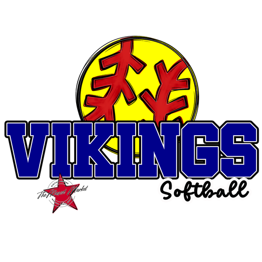 Vikings Varsity Softball-Blue