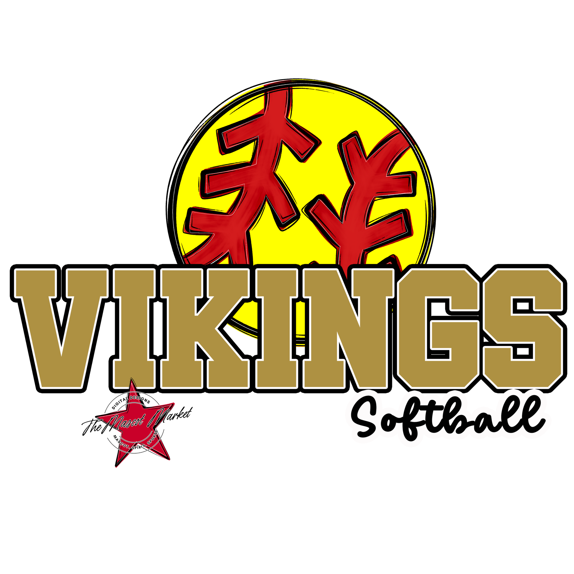 Vikings Varsity Softball-Gold