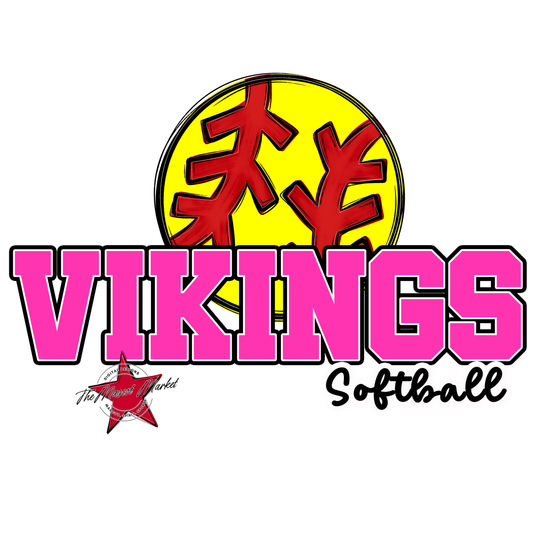 Vikings Varsity Softball-Pink