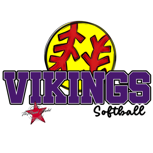 Vikings Varsity Softball-Purple