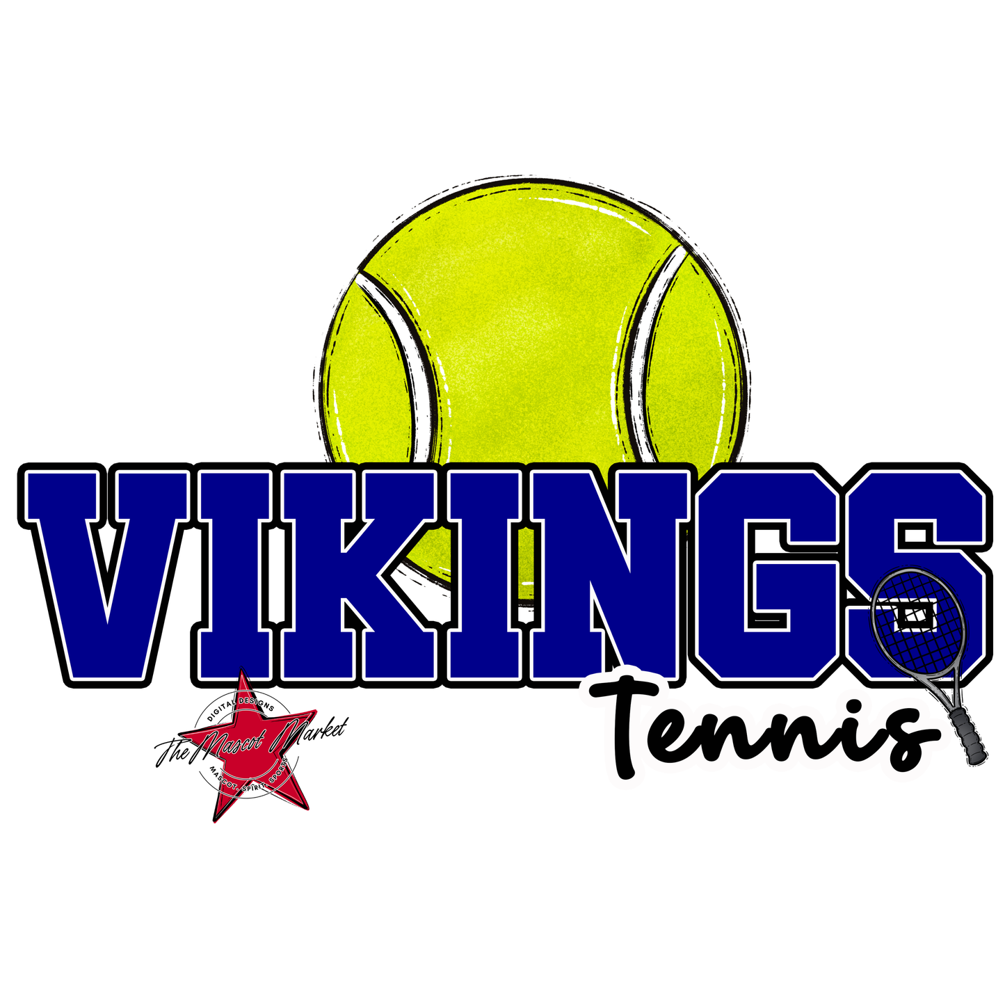 Vikings Varsity Tennis-Blue