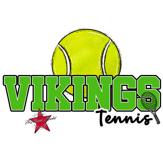 Vikings Varsity Tennis-Bright Green