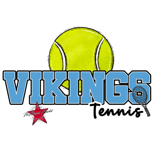 Vikings Varsity Tennis-Carolina Blue