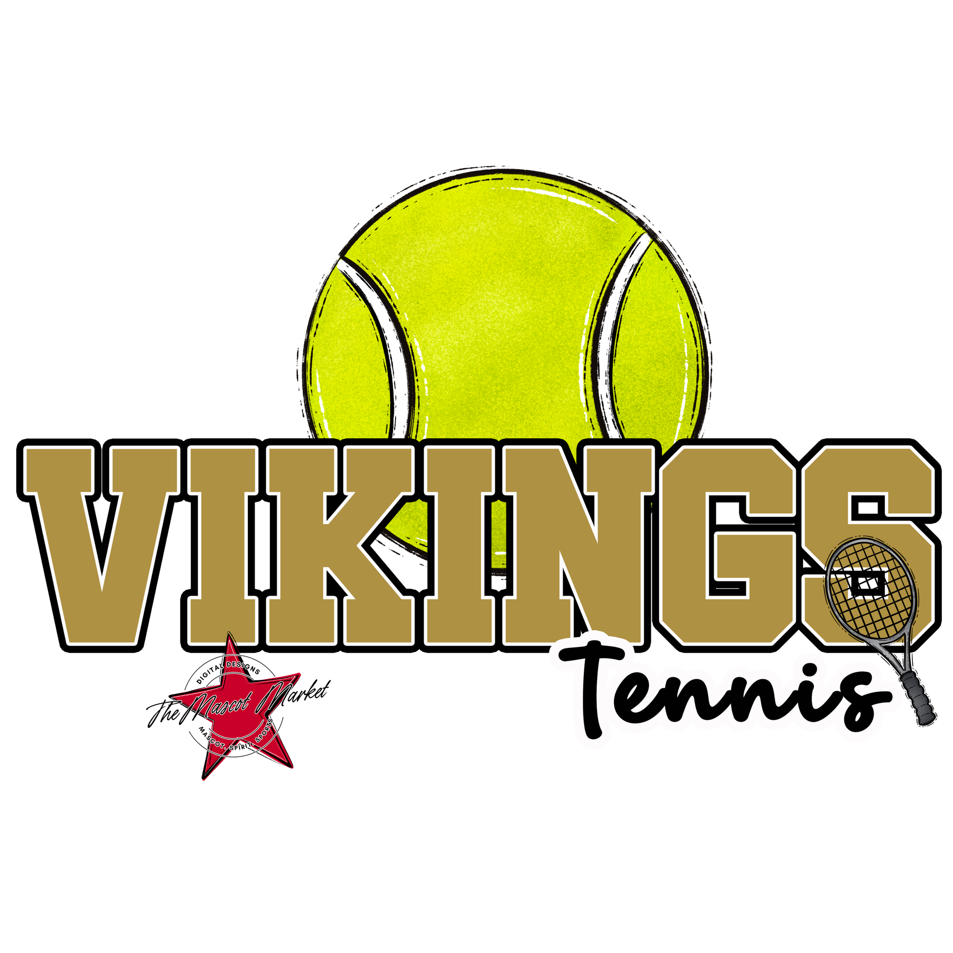 Vikings Varsity Tennis-Gold