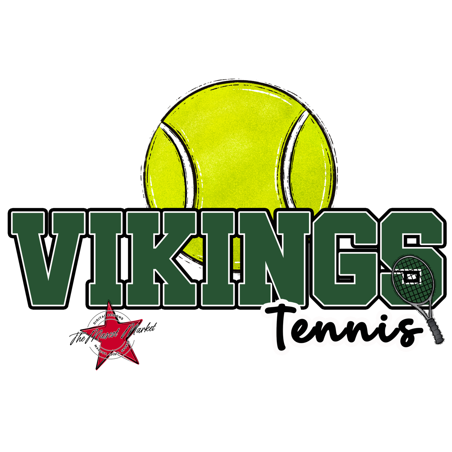 Vikings Varsity Tennis-Green