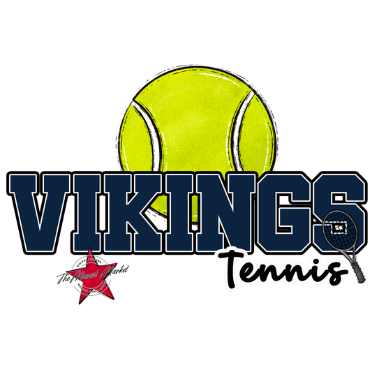 Vikings Varsity Tennis-Navy