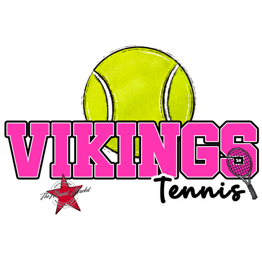 Vikings Varsity Tennis-Pink