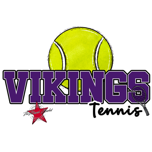 Vikings Varsity Tennis-Purple