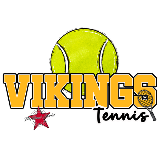 Vikings Varsity Tennis-Yellow