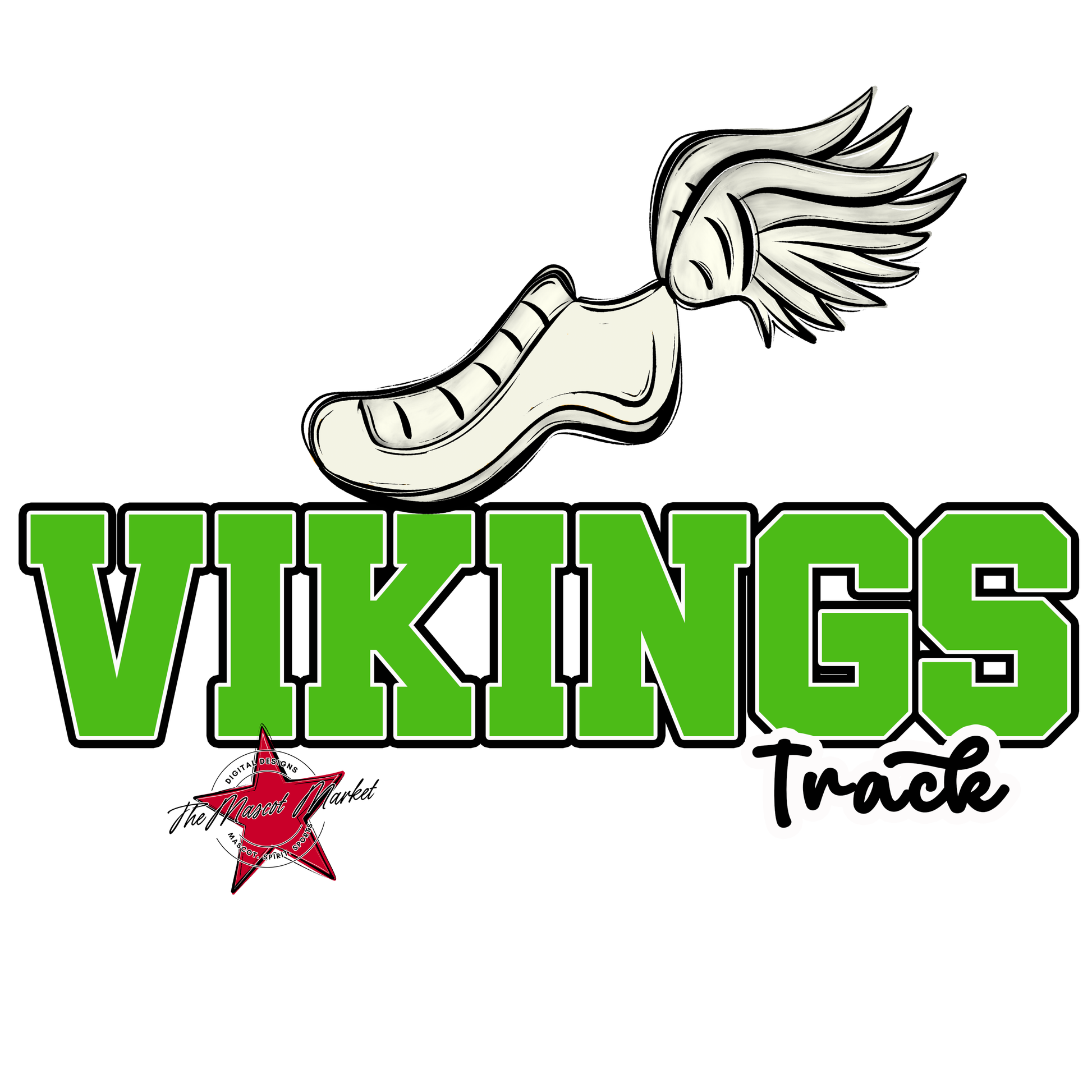 Vikings Varsity Track-Bright Green