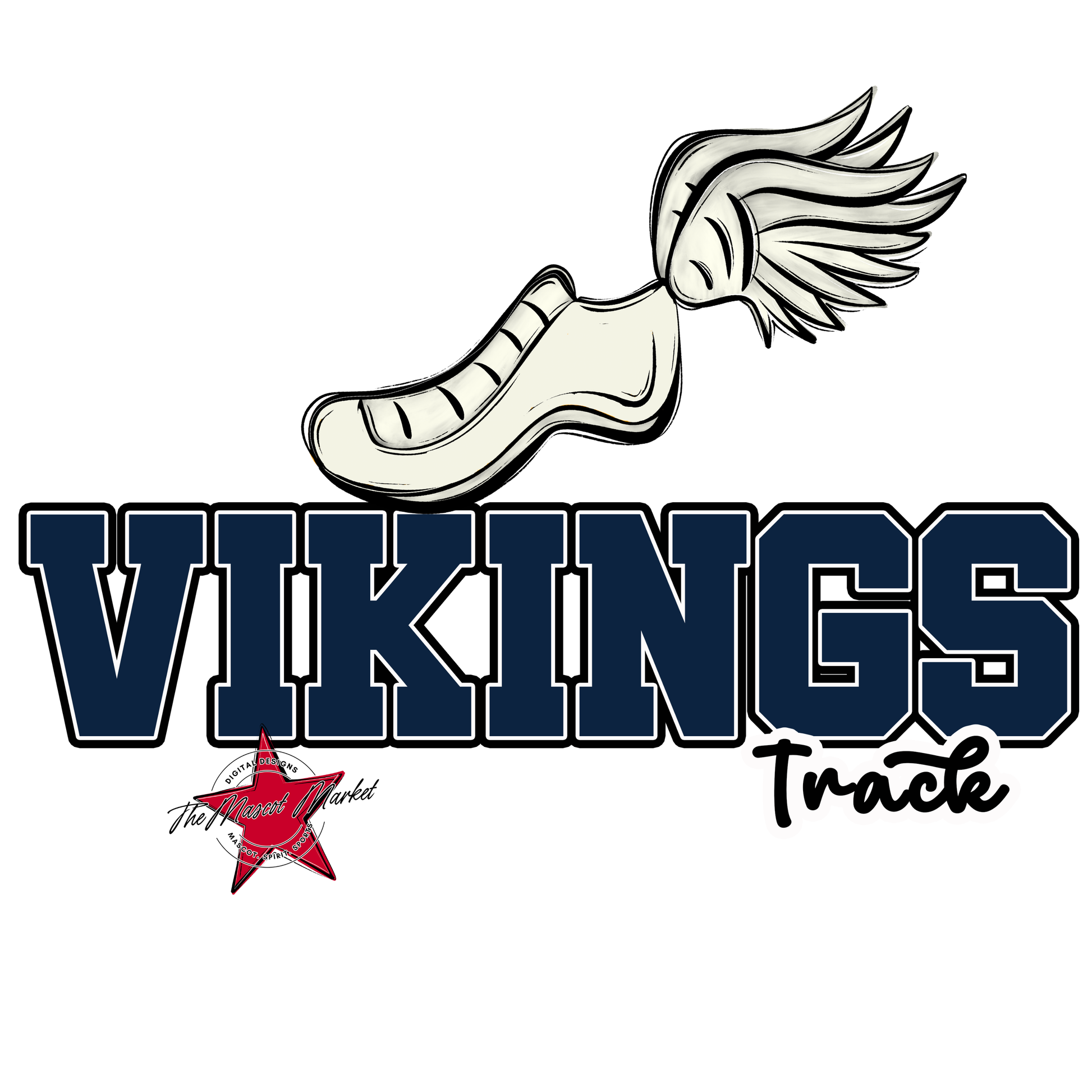 Vikings Varsity Track-Navy