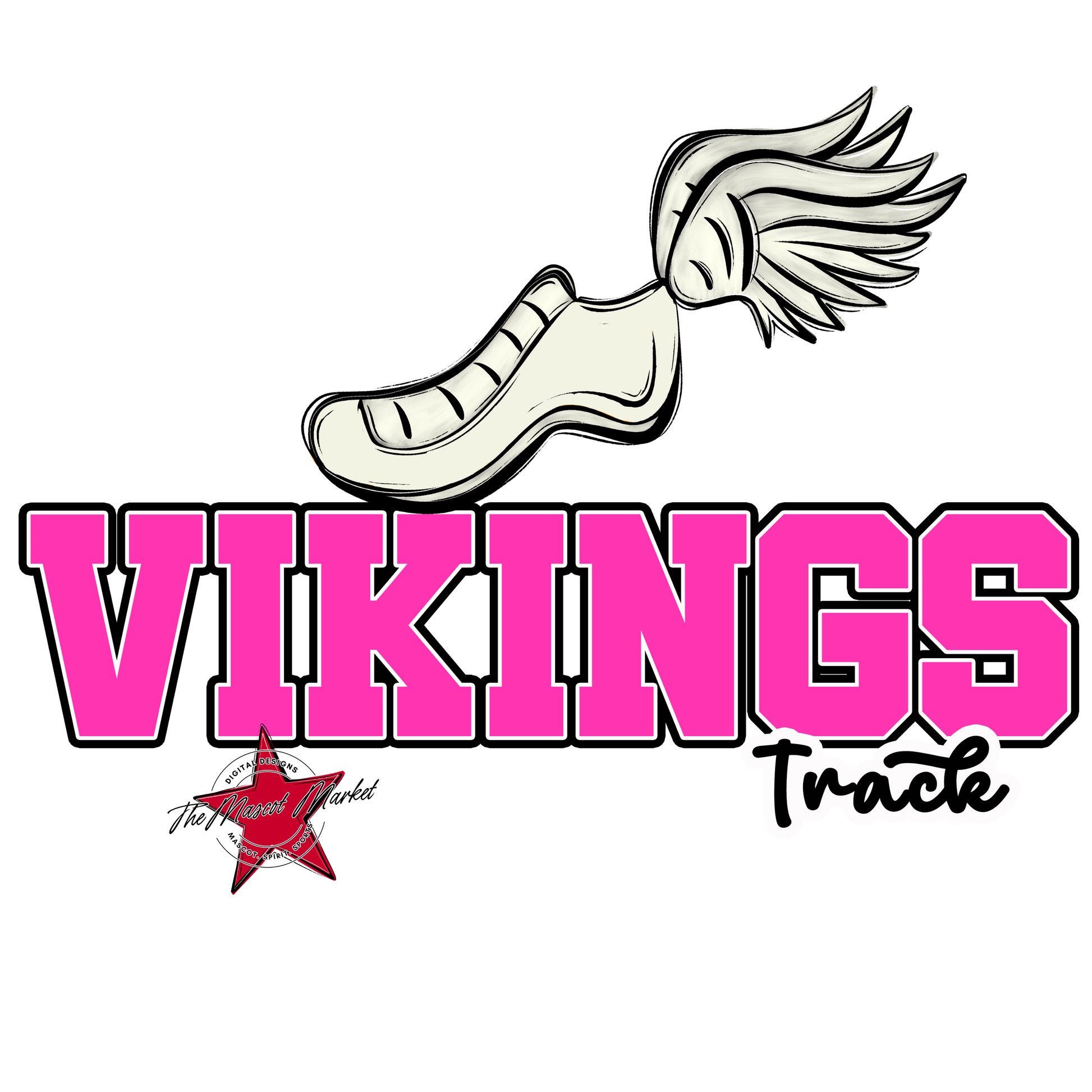 Vikings Varsity Track-Pink