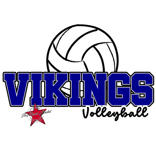 Vikings Varsity Volleyball-Blue
