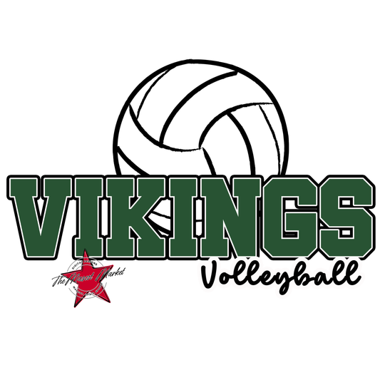Vikings Varsity Volleyball-Green