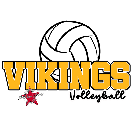 Vikings Varsity Volleyball-Yellow