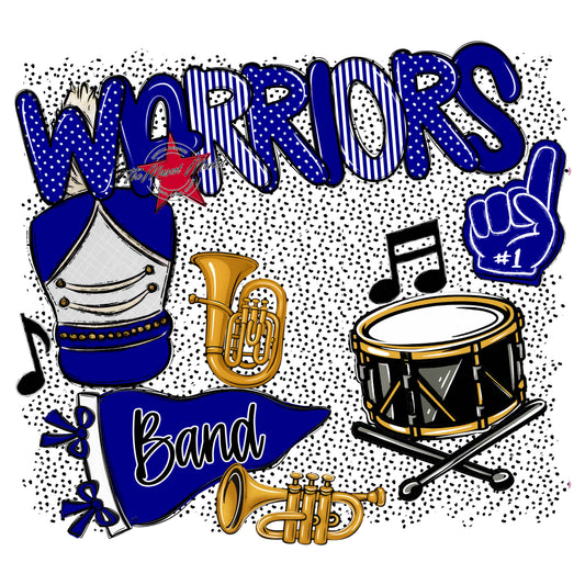 Warriors Band Spirit-Blue