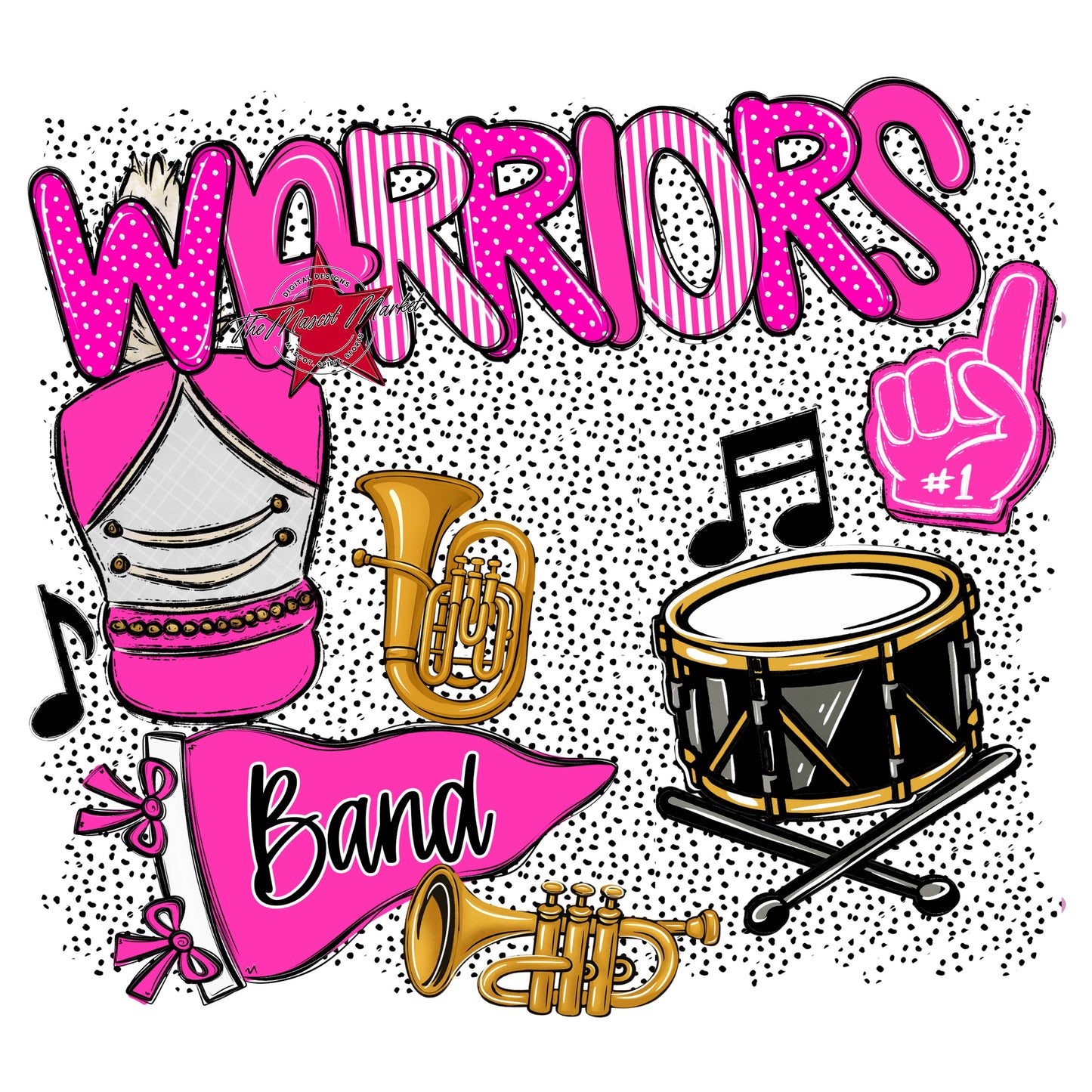 Warriors Band Spirit-Pink