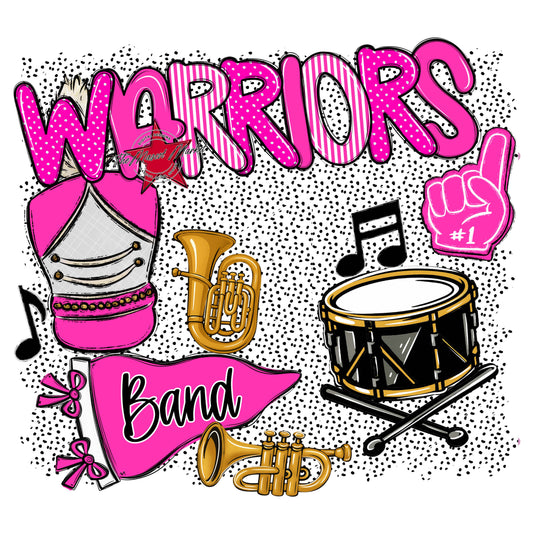 Warriors Band Spirit-Pink