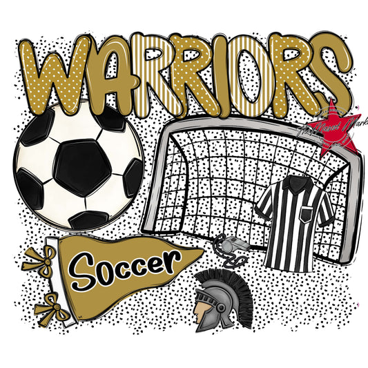 Warriors Soccer Spirit-Gold