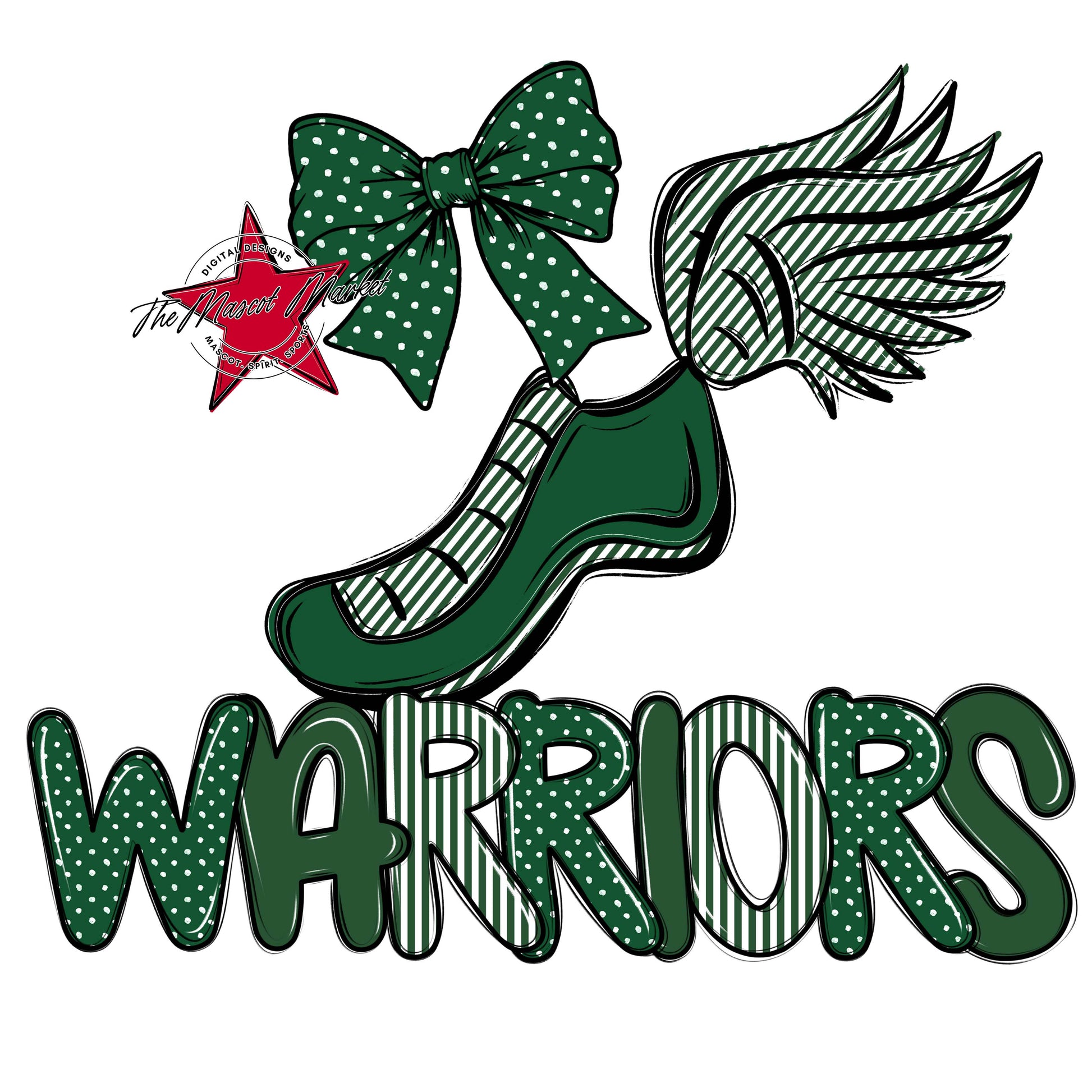Warriors Track Spirit Design-Green