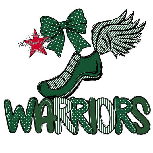 Warriors Track Spirit Design-Green