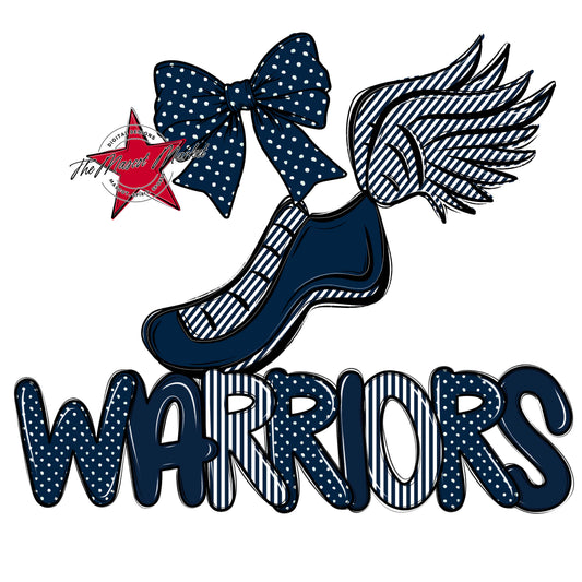 Warriors Track Spirit Design-Navy