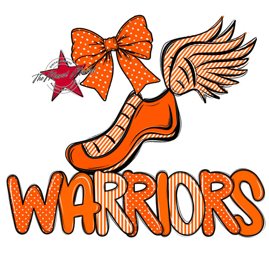 Warriors Track Spirit Design-Orange