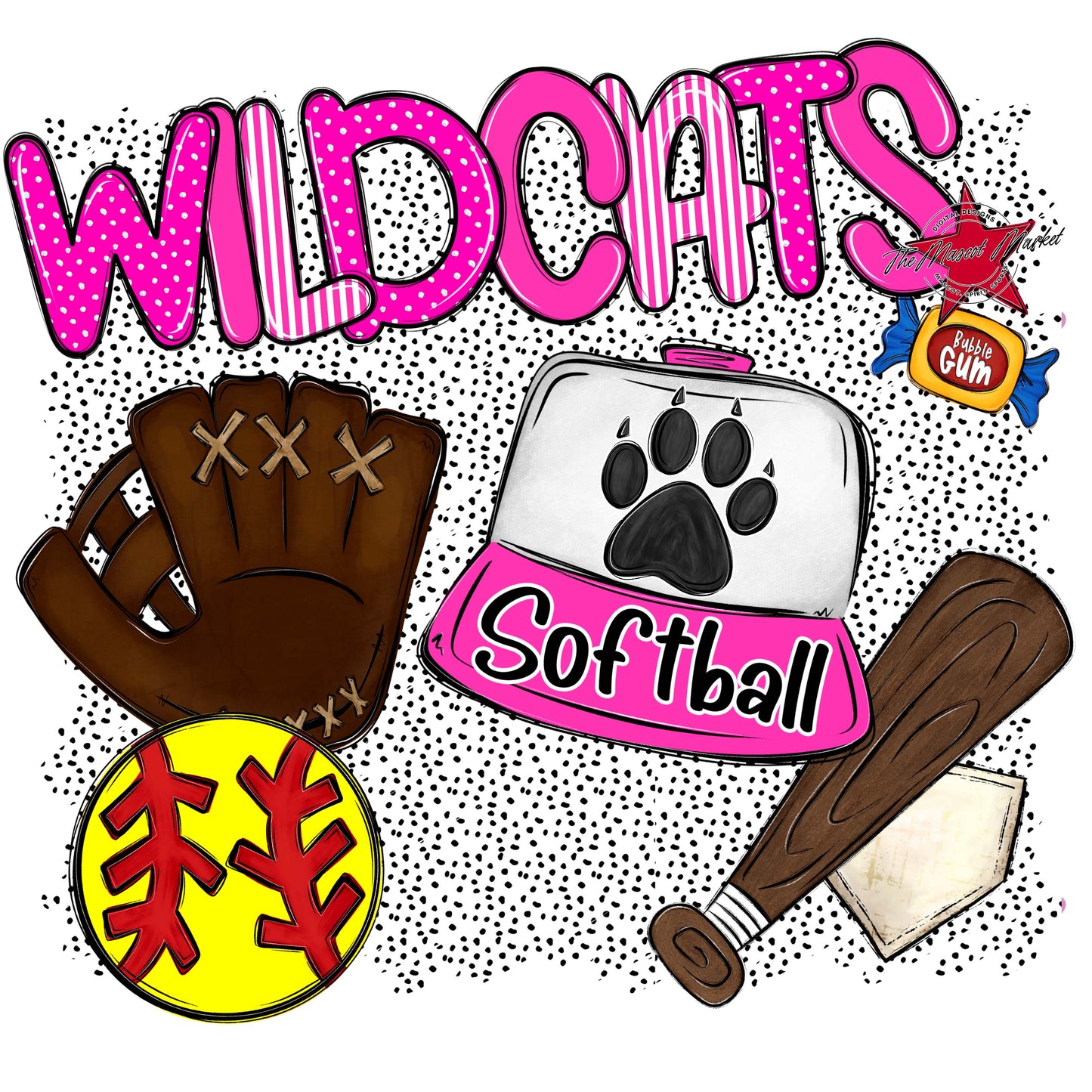 Wildcats Softball Spirit-Pink