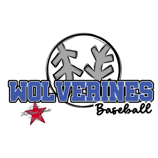 Wolverines Varsity Baseball-Off Blue