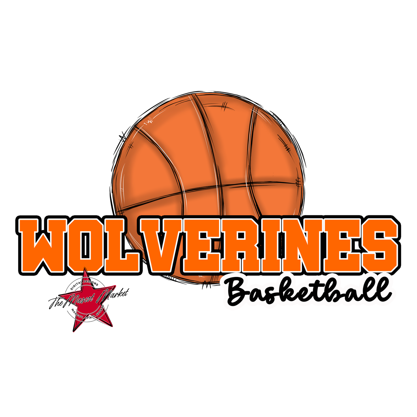 Wolverines Varsity Basketball-Orange