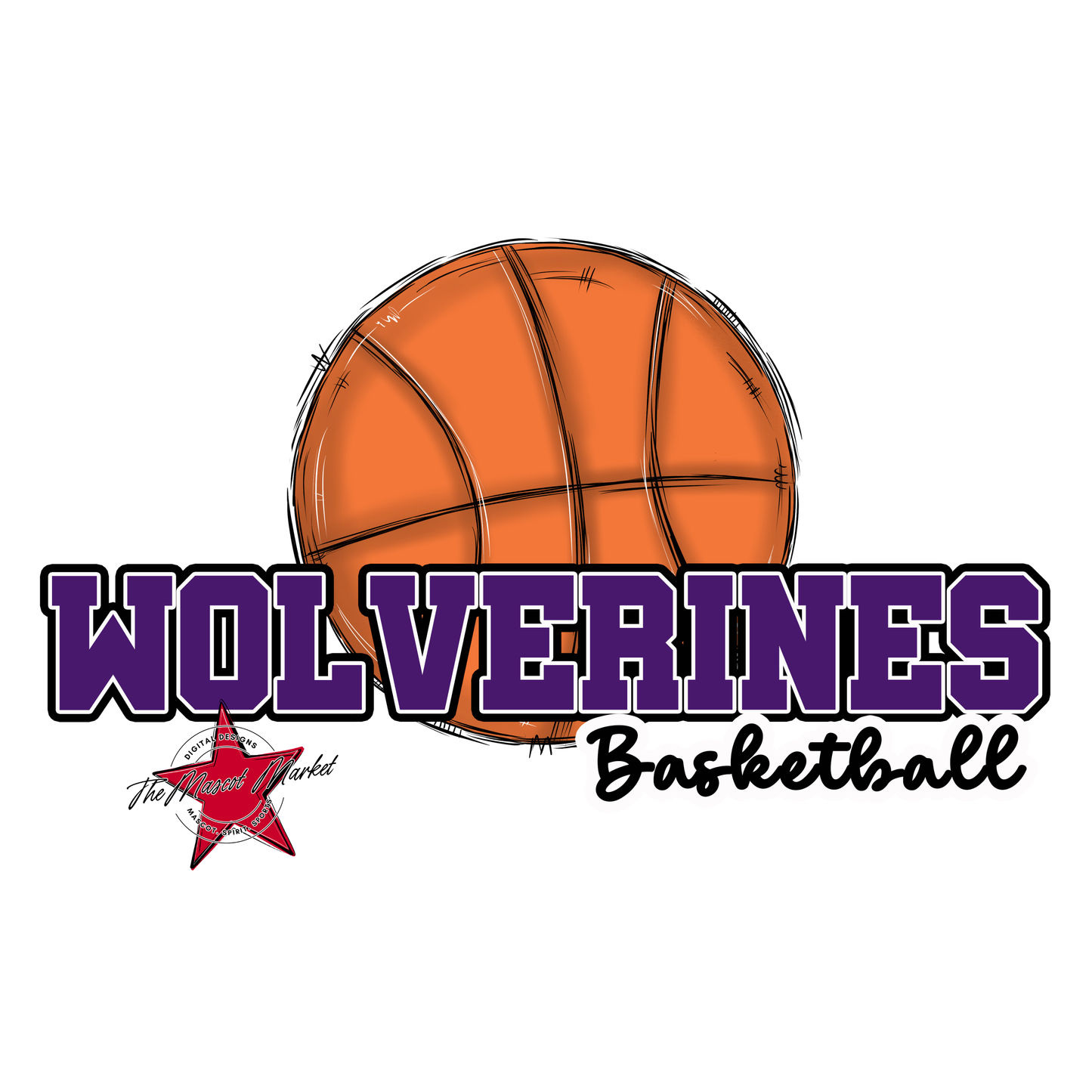 Wolverines Varsity Basketball-Purple