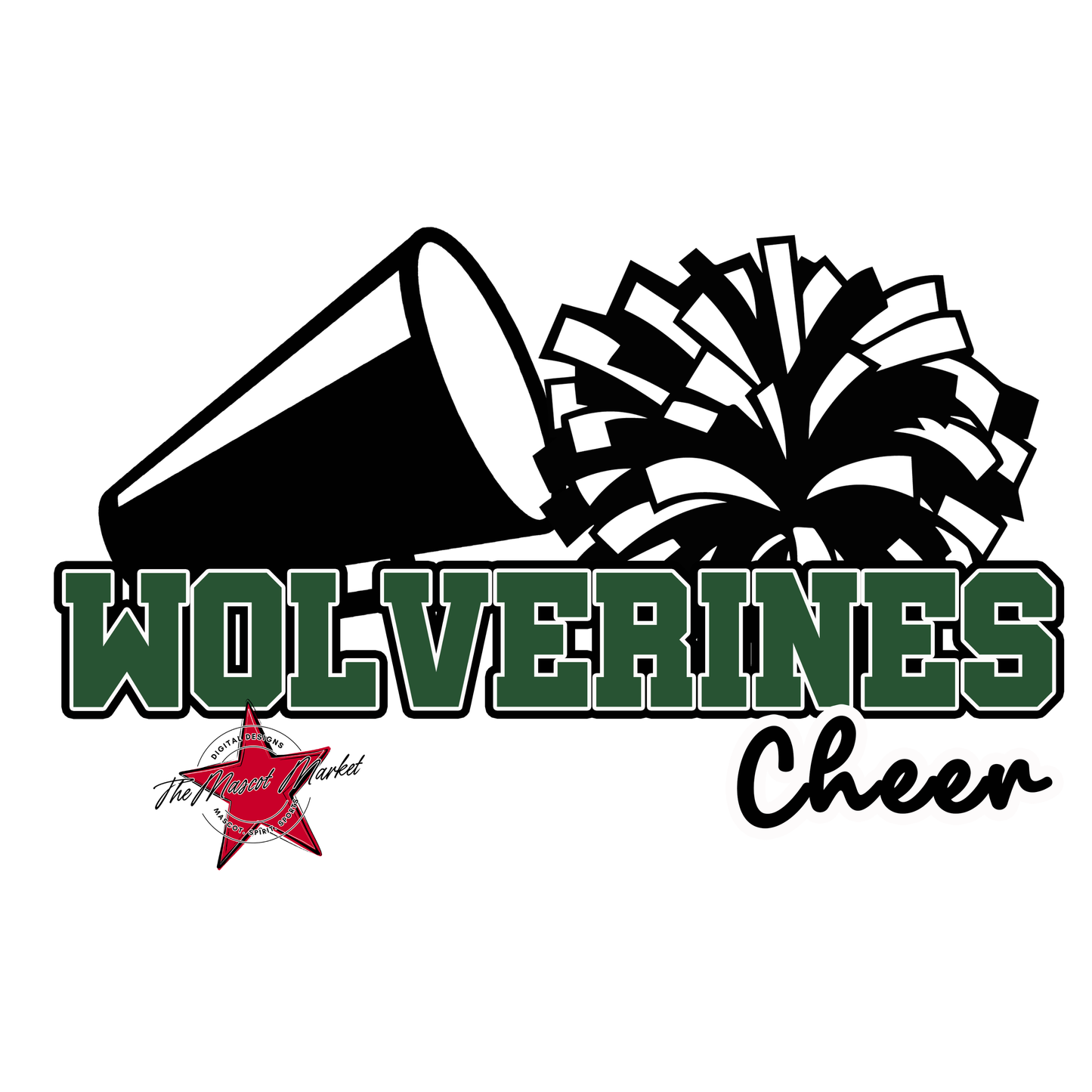 Wolverines Varsity Cheer-Green