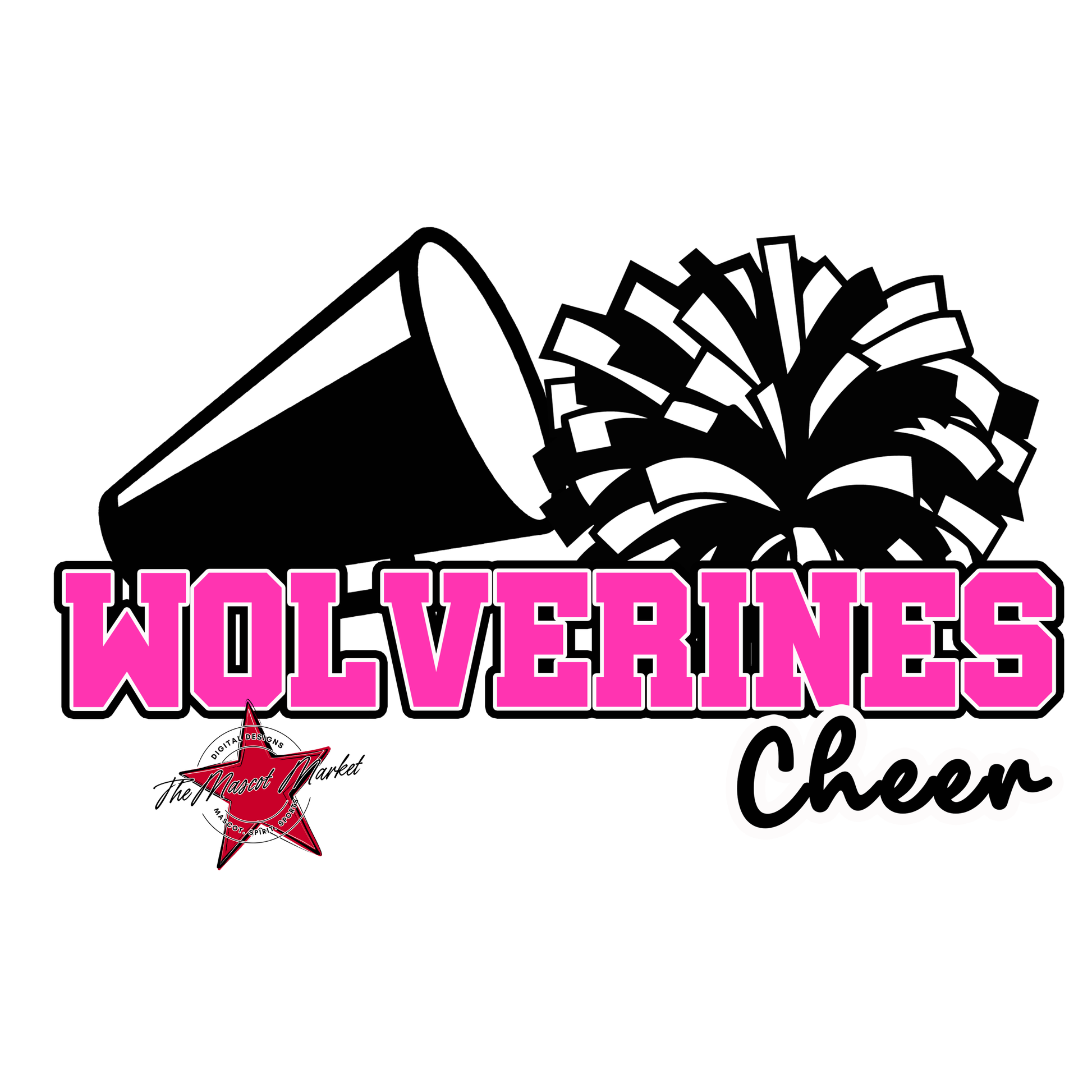 Wolverines Varsity Cheer-Pink