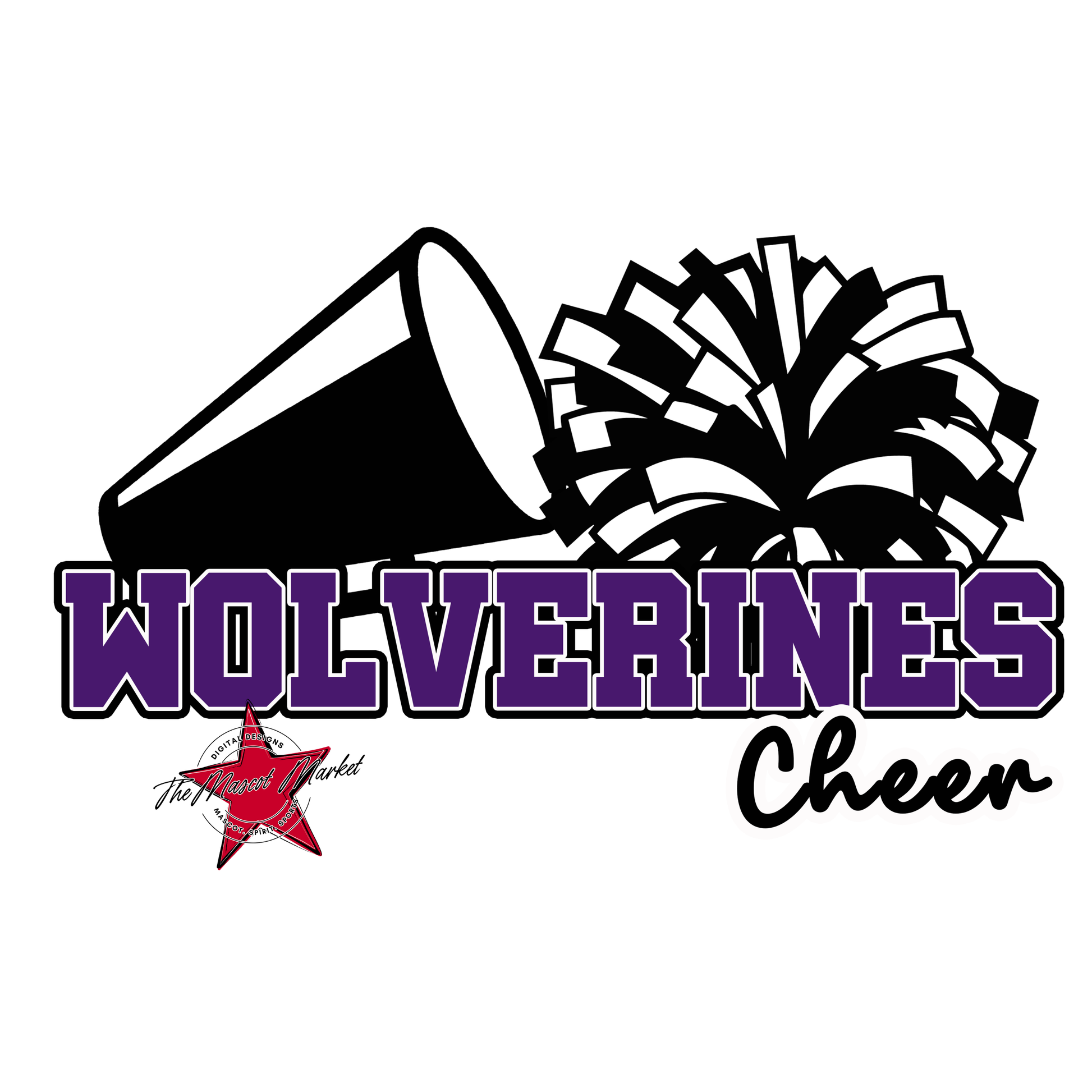 Wolverines Varsity Cheer-Purple