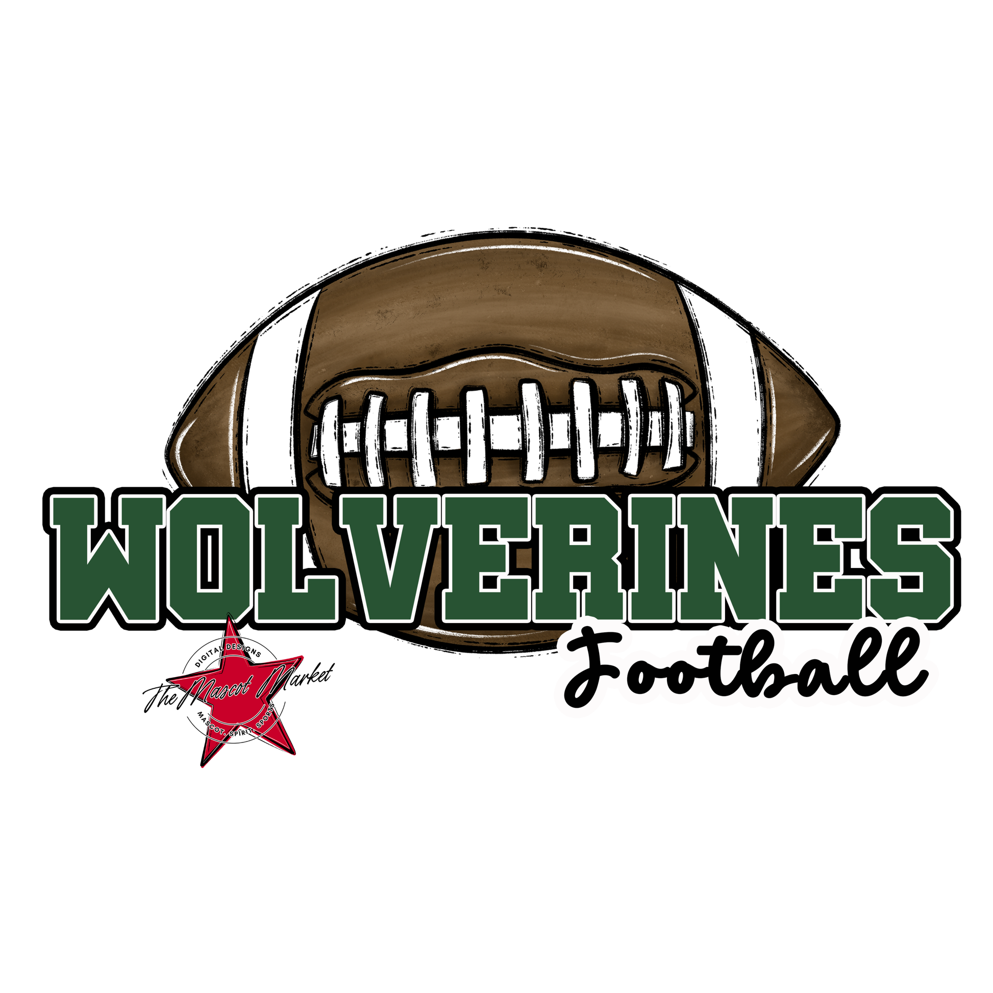 Wolverines Varsity Football-Green