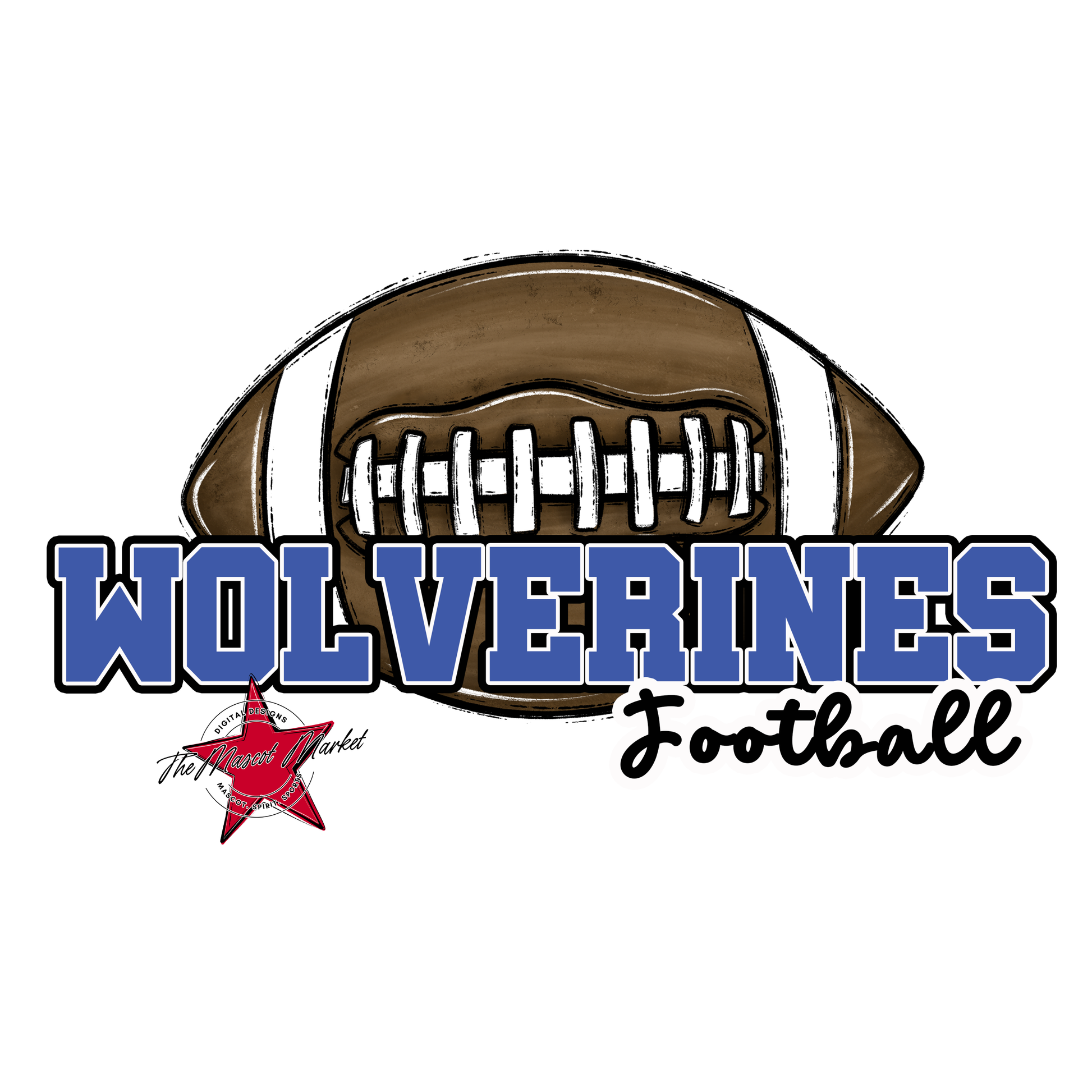 Wolverines Varsity Football-Off Blue