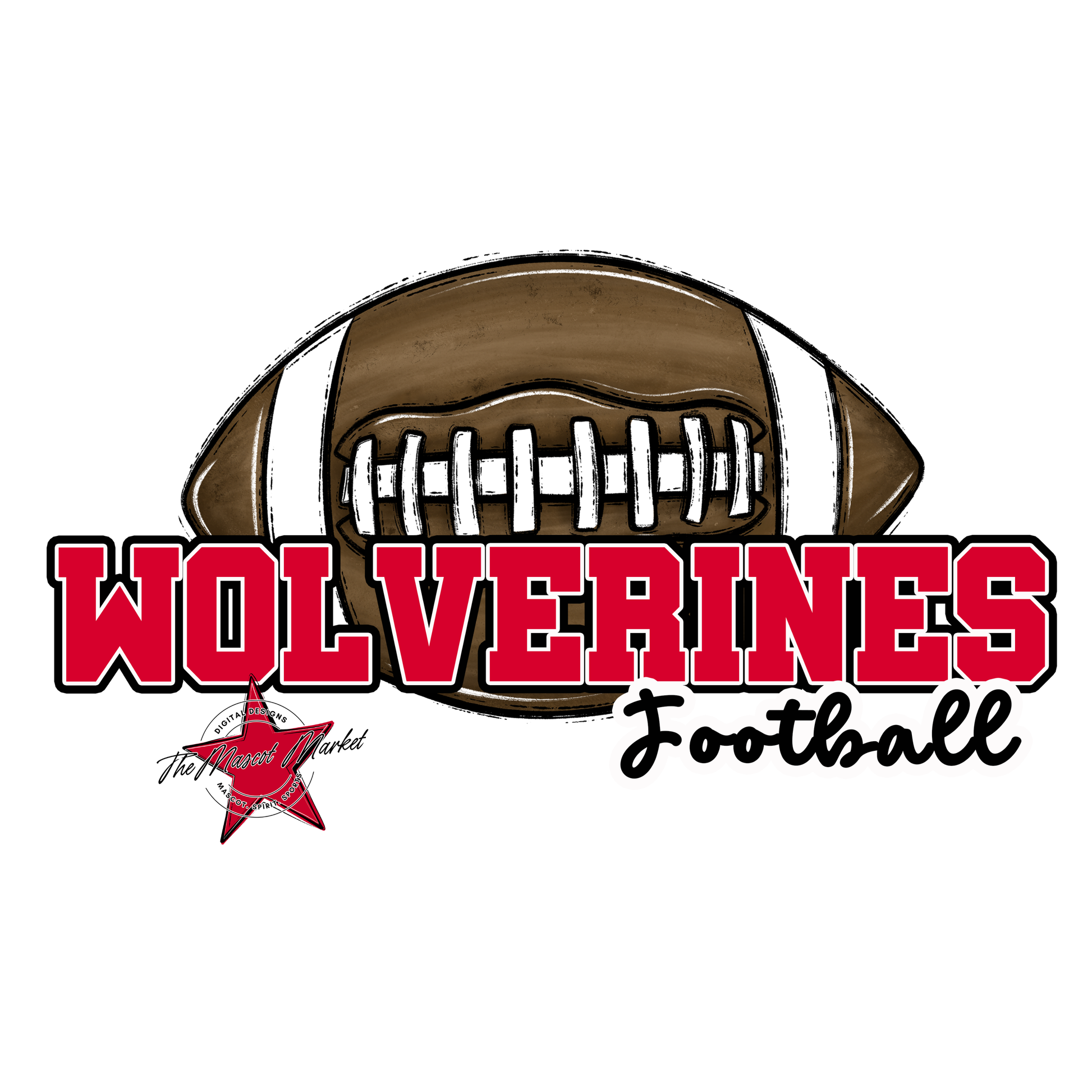 Wolverines Varsity Football-Red