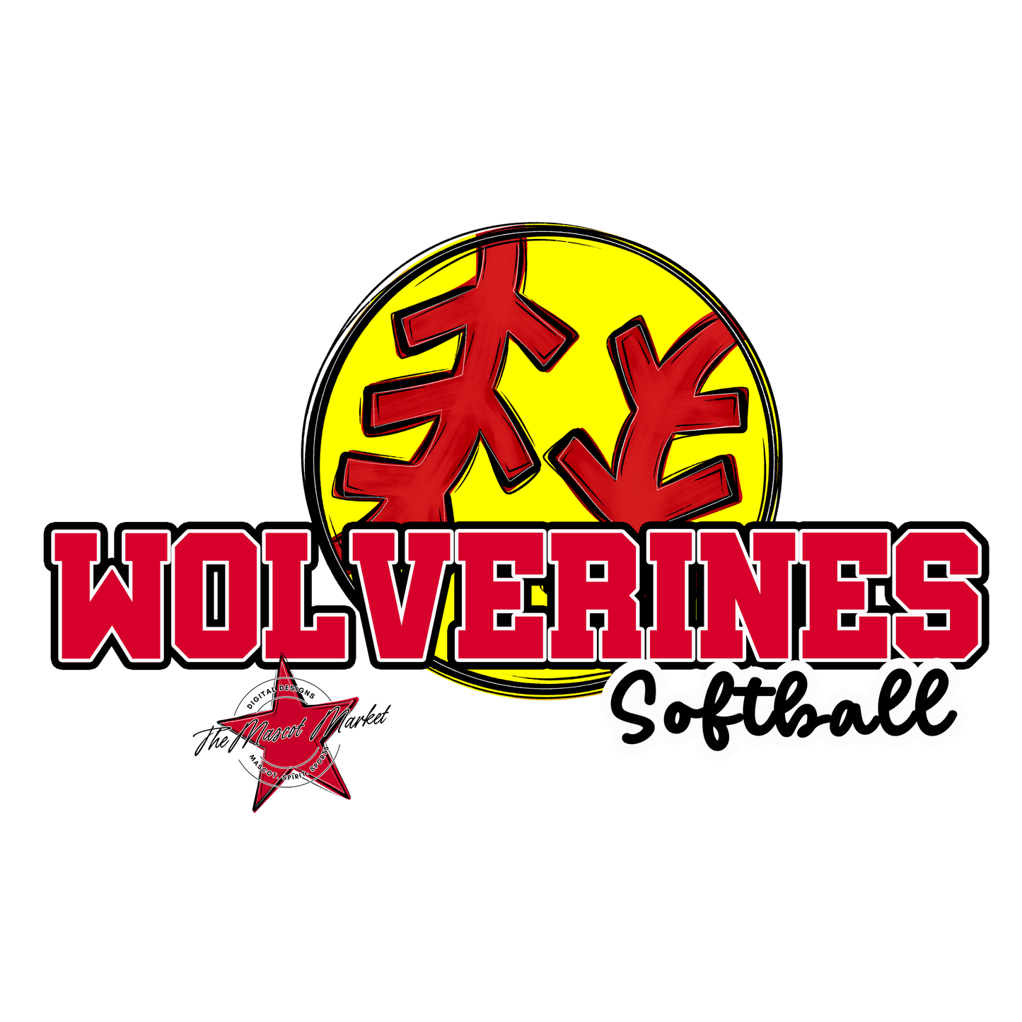 Wolverines Varsity Softball-Red