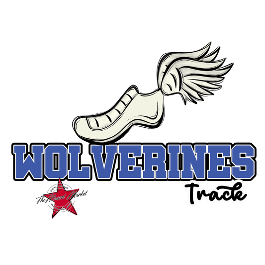 Wolverines Varsity Track-Off Blue