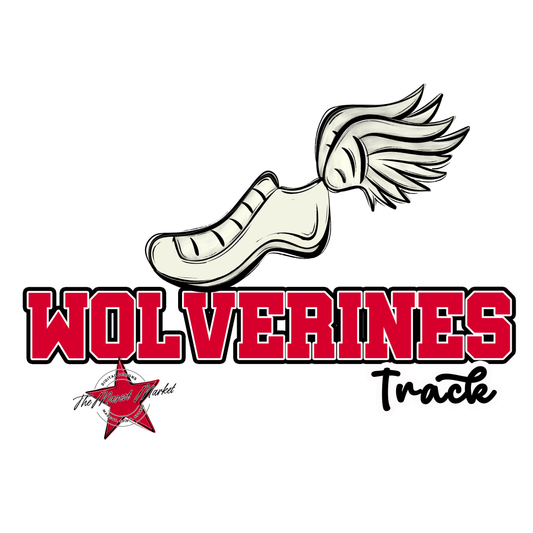 Wolverines Varsity Track-Red