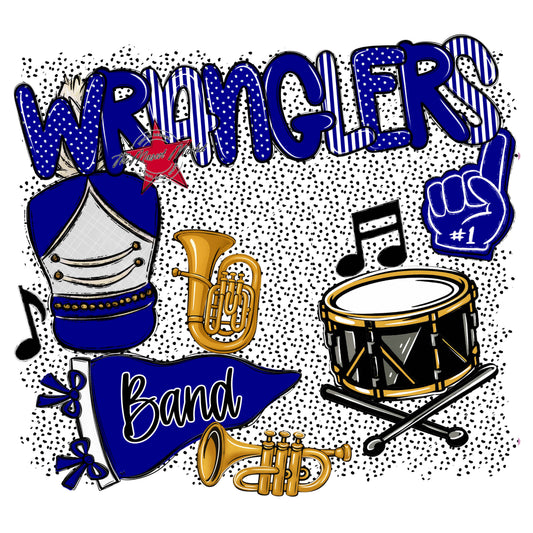 Wranglers Band Spirit-Blue