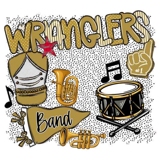 Wranglers Band Spirit-Gold