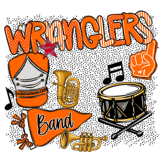 Wranglers Band Spirit-Orange