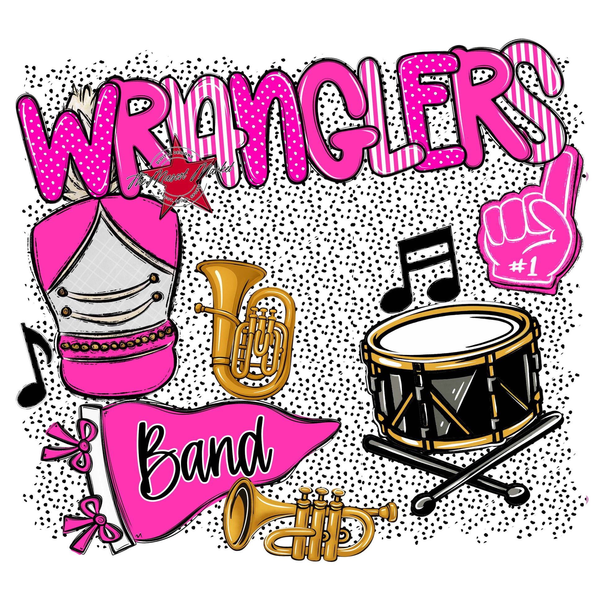 Wranglers Band Spirit-Pink