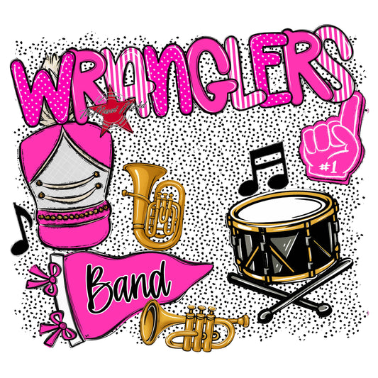 Wranglers Band Spirit-Pink