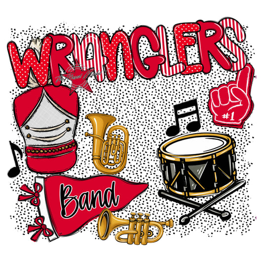 Wranglers Band Spirit-Red