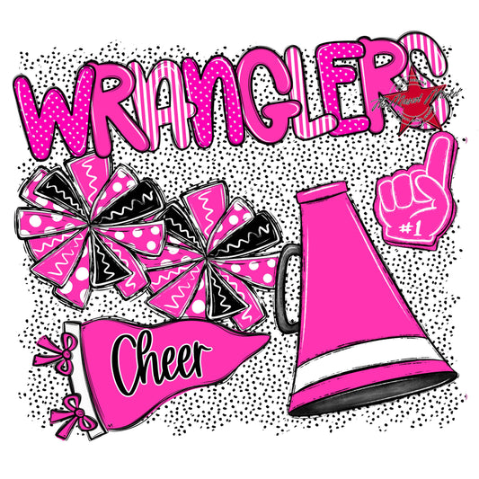 Wranglers Cheer Spirit-Pink