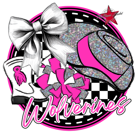 Wranglers Circle Drillteam Design-Pink