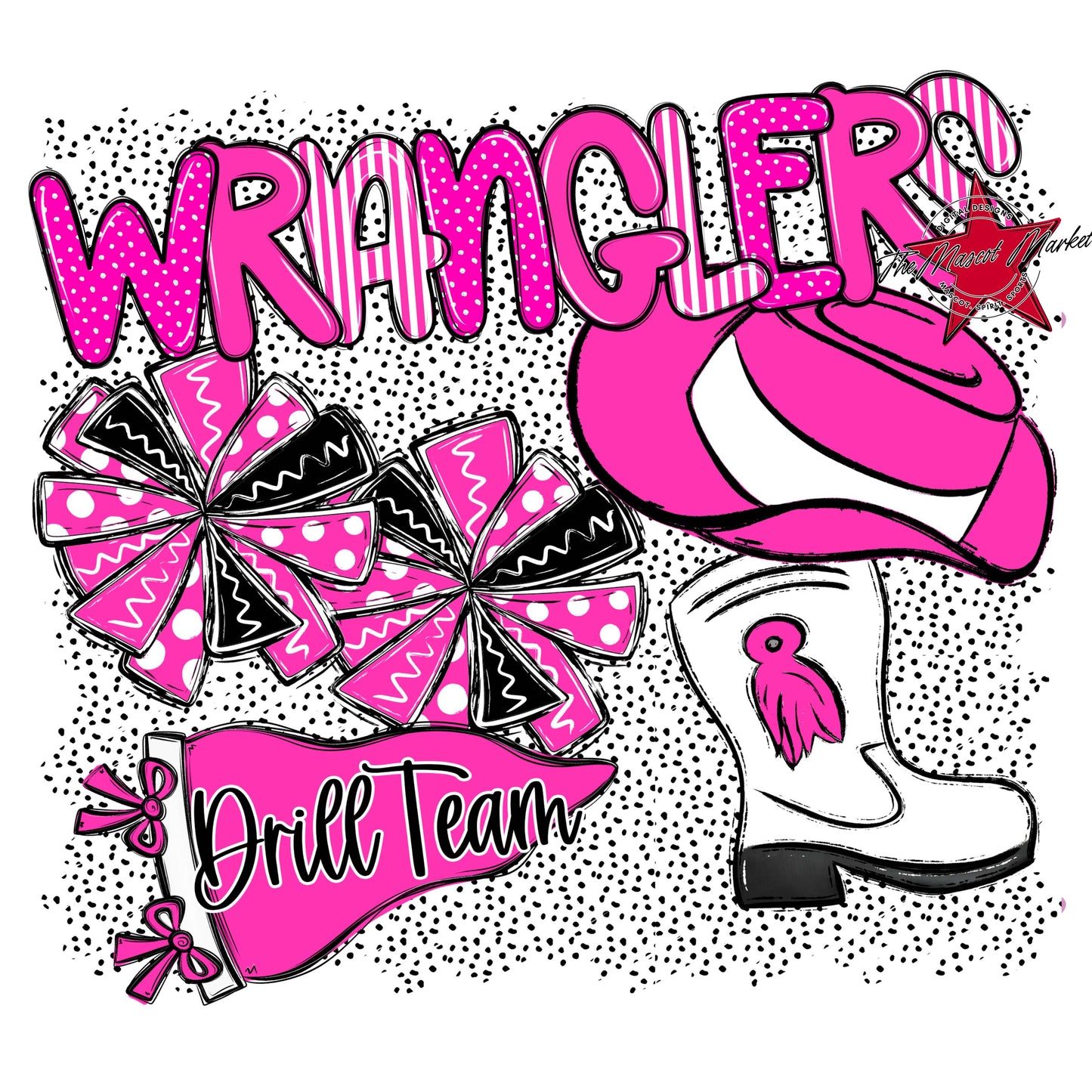 Wranglers Drillteam Spirit-Pink